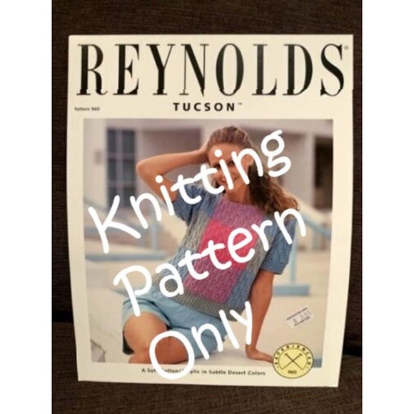 Reynolds Office New Reynolds Yarns Tucson 96 Color Blocked Pullover